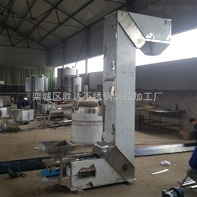 sd 65jk 不銹鋼料斗谷物糧食斗式上料機(jī) 塑料 轉(zhuǎn)斗式提升機(jī)價(jià)格 欒城區(qū)勝達(dá)不銹鋼制品加工廠